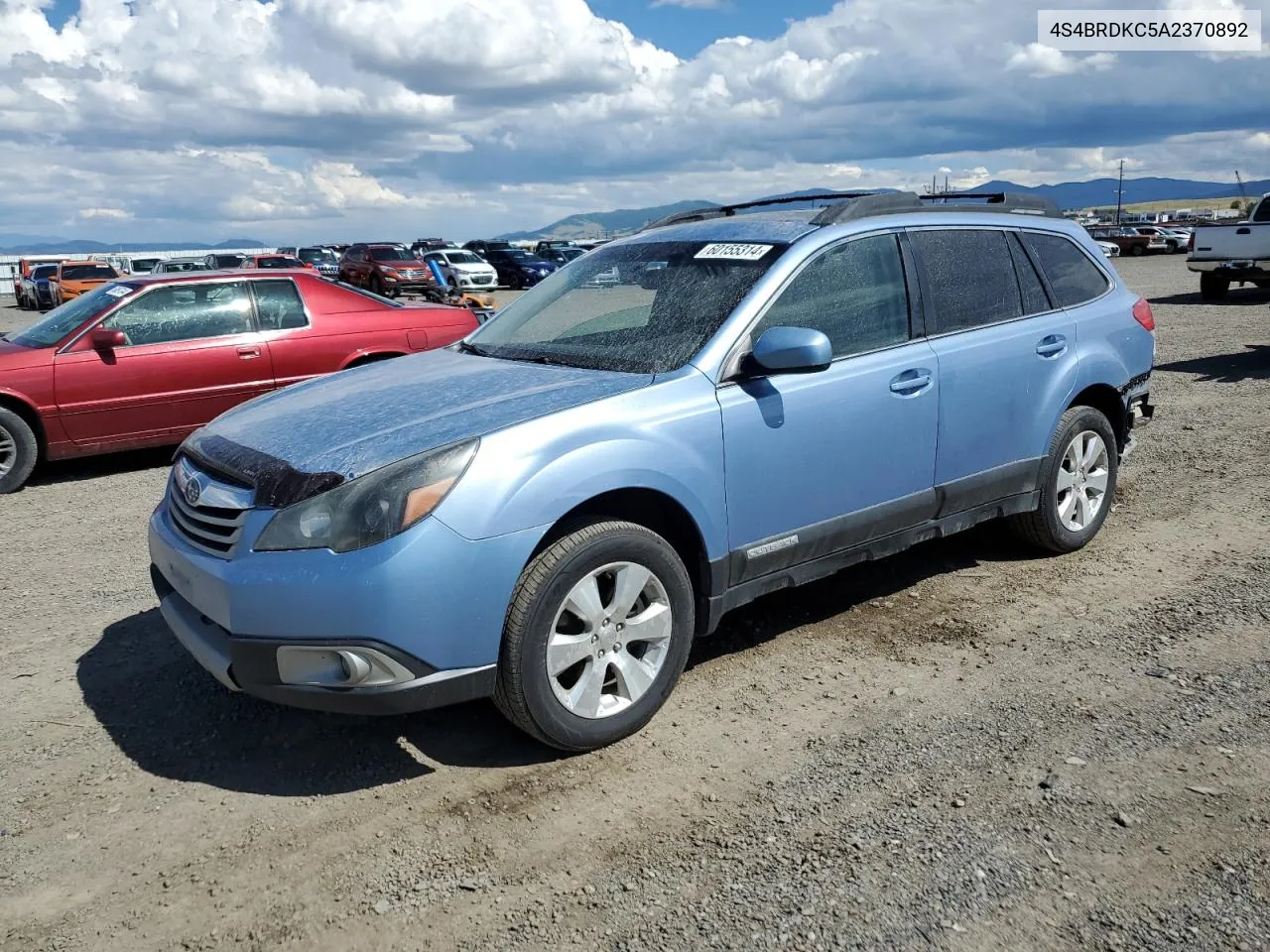 2010 Subaru Outback 3.6R Limited VIN: 4S4BRDKC5A2370892 Lot: 60155314