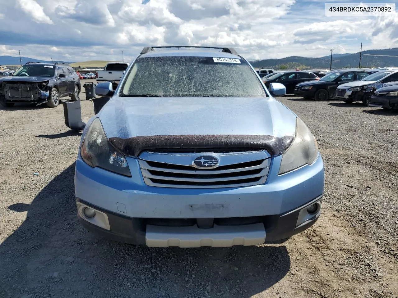 2010 Subaru Outback 3.6R Limited VIN: 4S4BRDKC5A2370892 Lot: 60155314