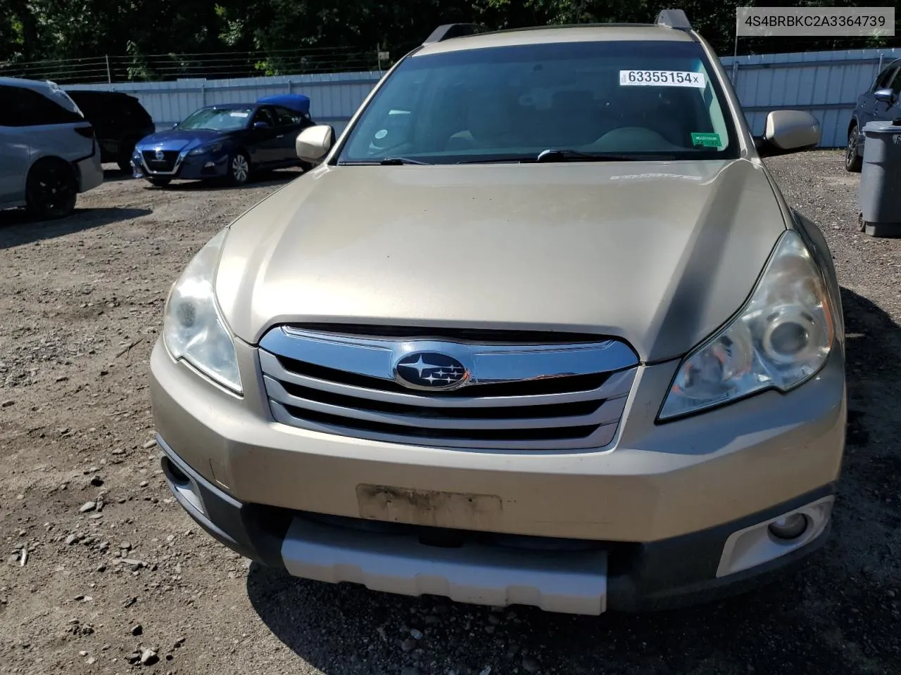 2010 Subaru Outback 2.5I Limited VIN: 4S4BRBKC2A3364739 Lot: 63355154