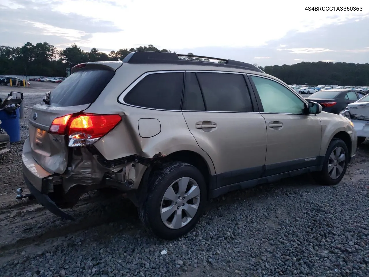 2010 Subaru Outback 2.5I Premium VIN: 4S4BRCCC1A3360363 Lot: 63922194