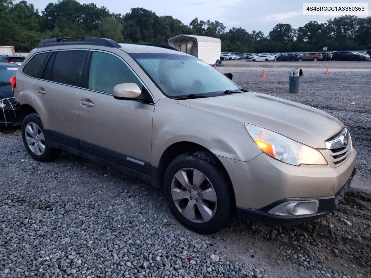 2010 Subaru Outback 2.5I Premium VIN: 4S4BRCCC1A3360363 Lot: 63922194