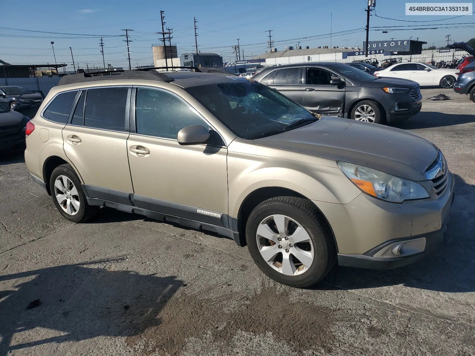 4S4BRBGC3A1353138 2010 Subaru Outback 2.5I Premium