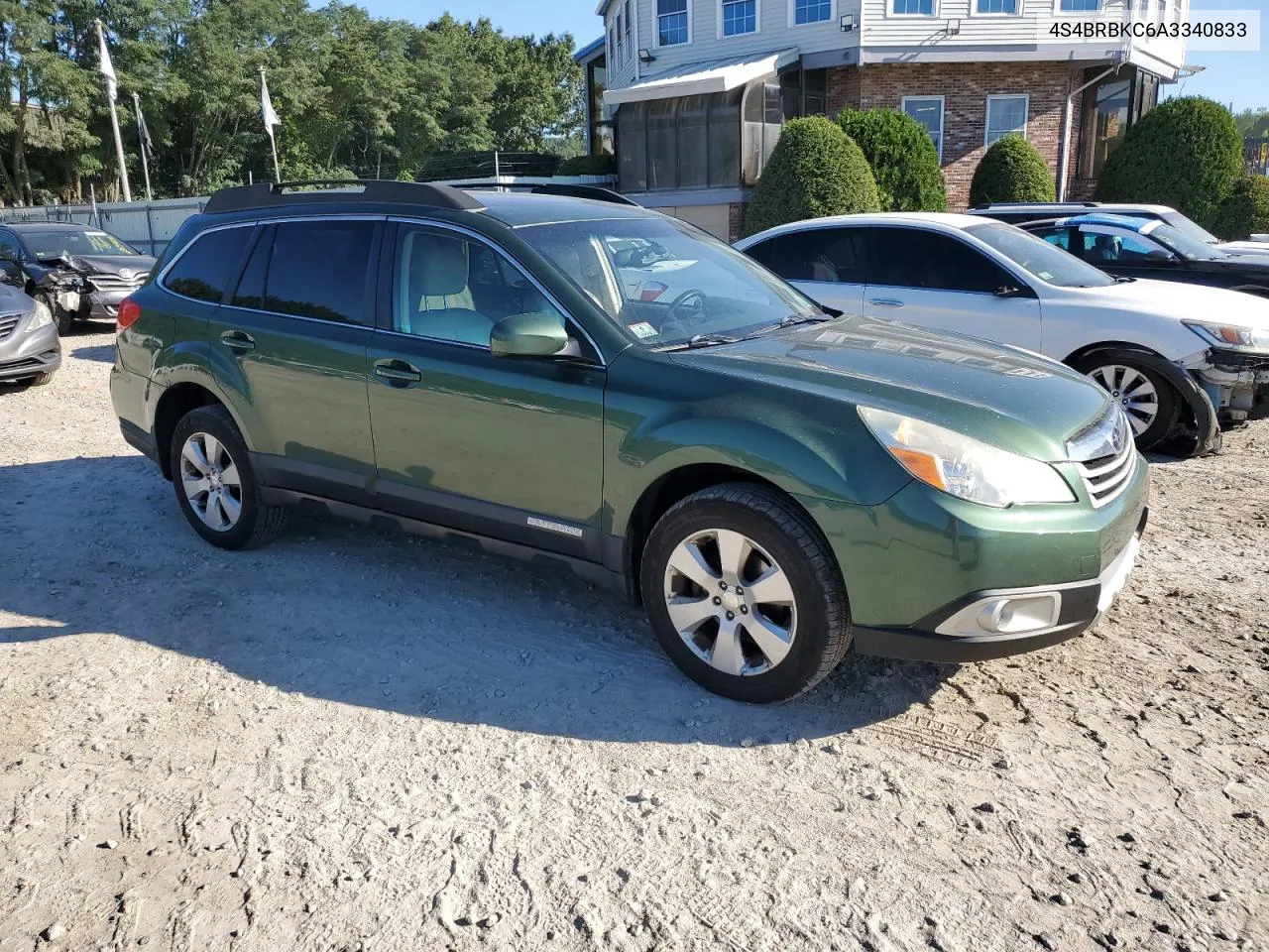 2010 Subaru Outback 2.5I Limited VIN: 4S4BRBKC6A3340833 Lot: 70054494