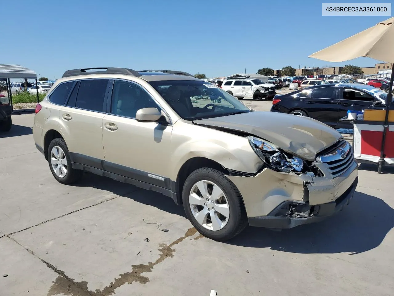 4S4BRCEC3A3361060 2010 Subaru Outback 2.5I Premium