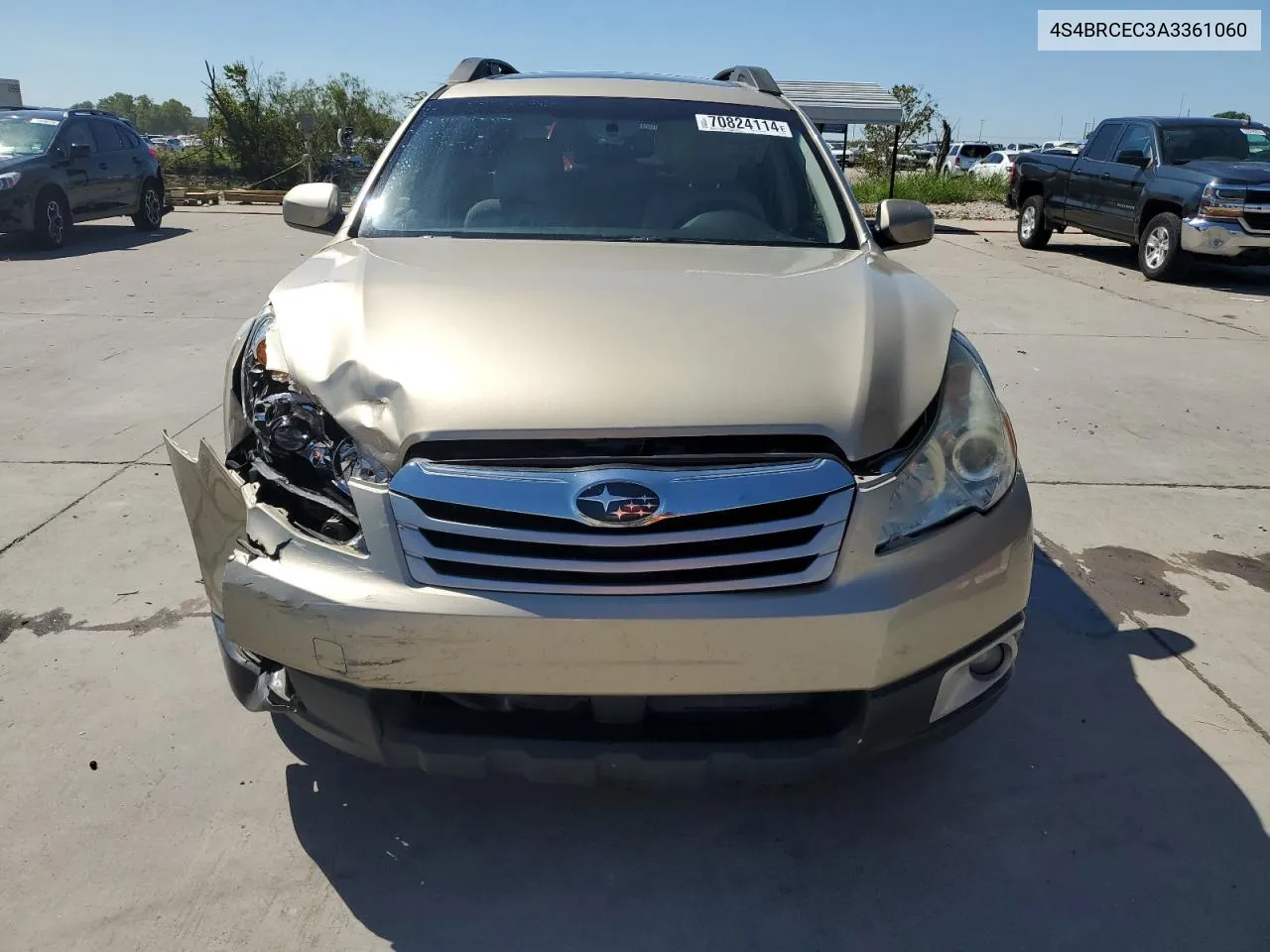 2010 Subaru Outback 2.5I Premium VIN: 4S4BRCEC3A3361060 Lot: 70824114