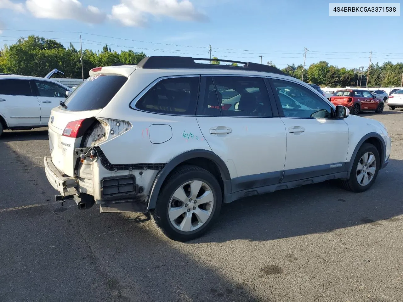 2010 Subaru Outback 2.5I Limited VIN: 4S4BRBKC5A3371538 Lot: 71796064