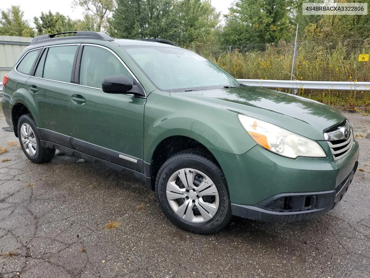 2010 Subaru Outback 2.5I VIN: 4S4BRBACXA3322806 Lot: 72286964