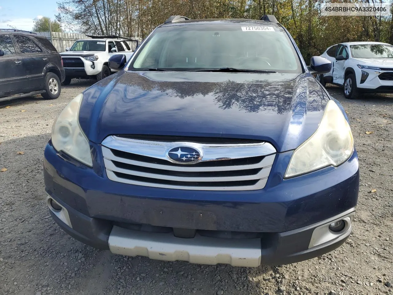 2010 Subaru Outback 2.5I Premium VIN: 4S4BRBHC9A3320406 Lot: 72750304