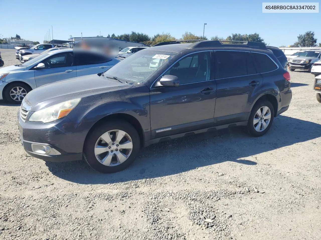 2010 Subaru Outback 2.5I Premium VIN: 4S4BRBGC8A3347002 Lot: 73815114