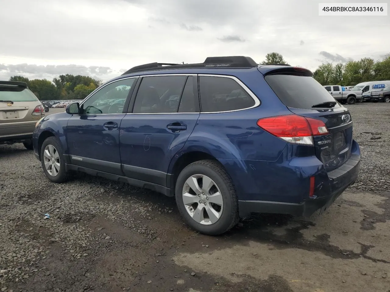 2010 Subaru Outback 2.5I Limited VIN: 4S4BRBKC8A3346116 Lot: 75785774