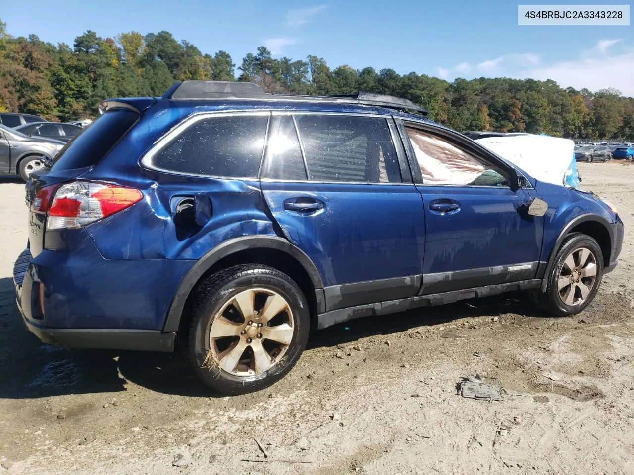 2010 Subaru Outback 2.5I Limited VIN: 4S4BRBJC2A3343228 Lot: 76072974