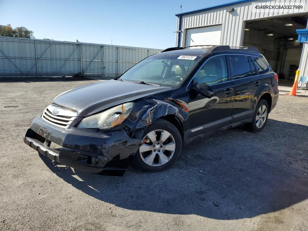 2010 Subaru Outback 2.5I Limited VIN: 4S4BRCKC8A3327989 Lot: 76831574