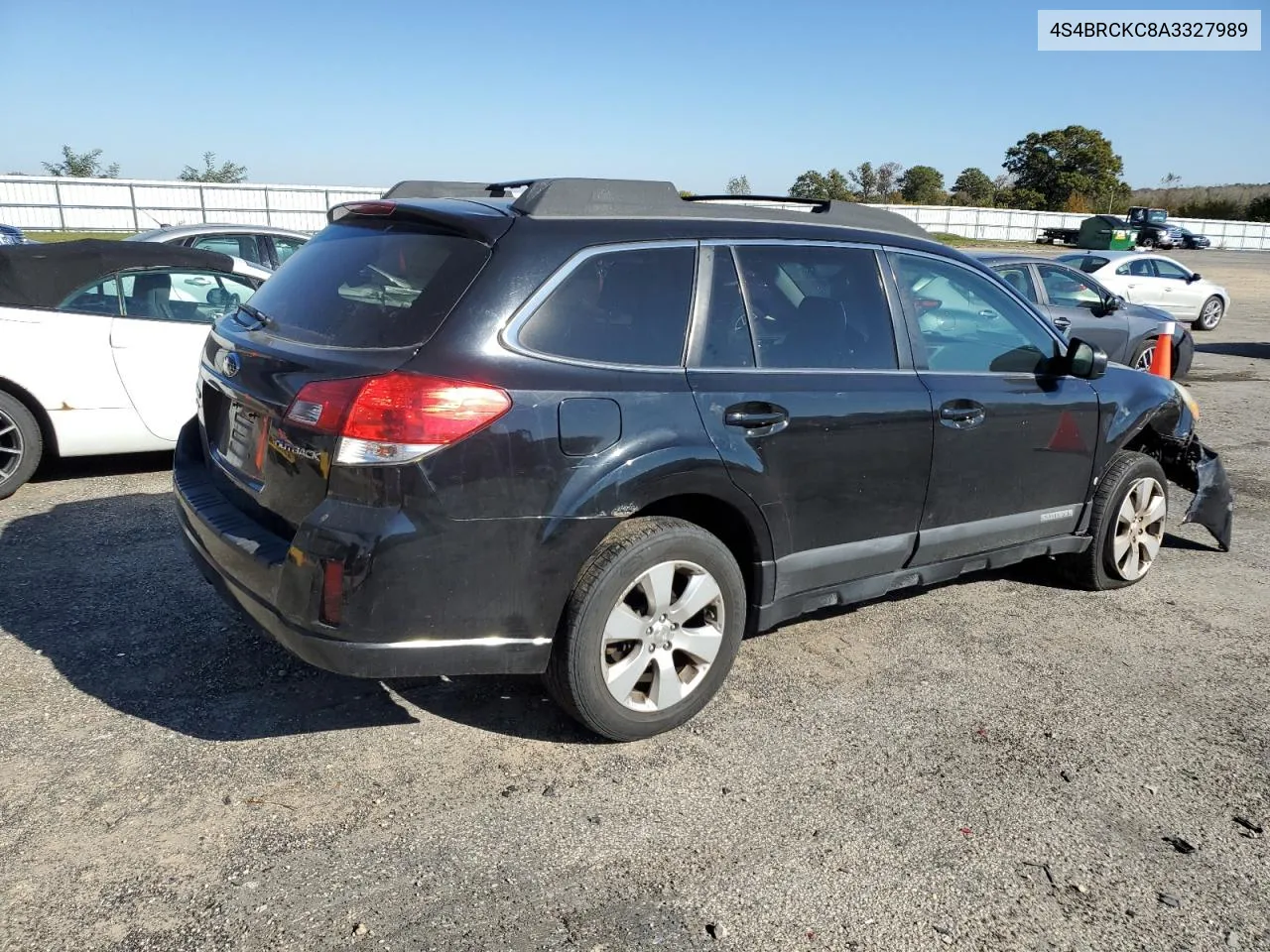 2010 Subaru Outback 2.5I Limited VIN: 4S4BRCKC8A3327989 Lot: 76831574