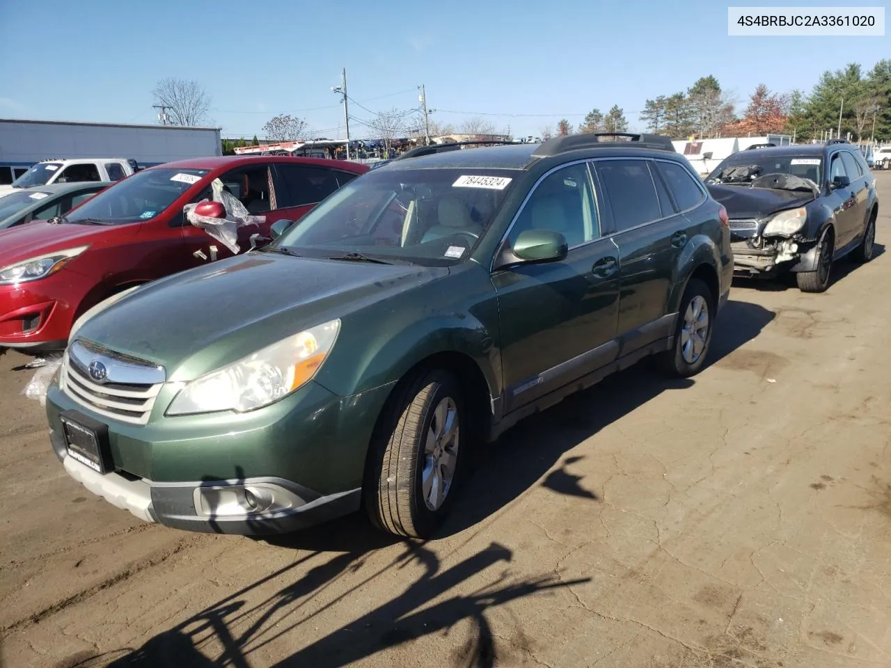 2010 Subaru Outback 2.5I Limited VIN: 4S4BRBJC2A3361020 Lot: 78445324