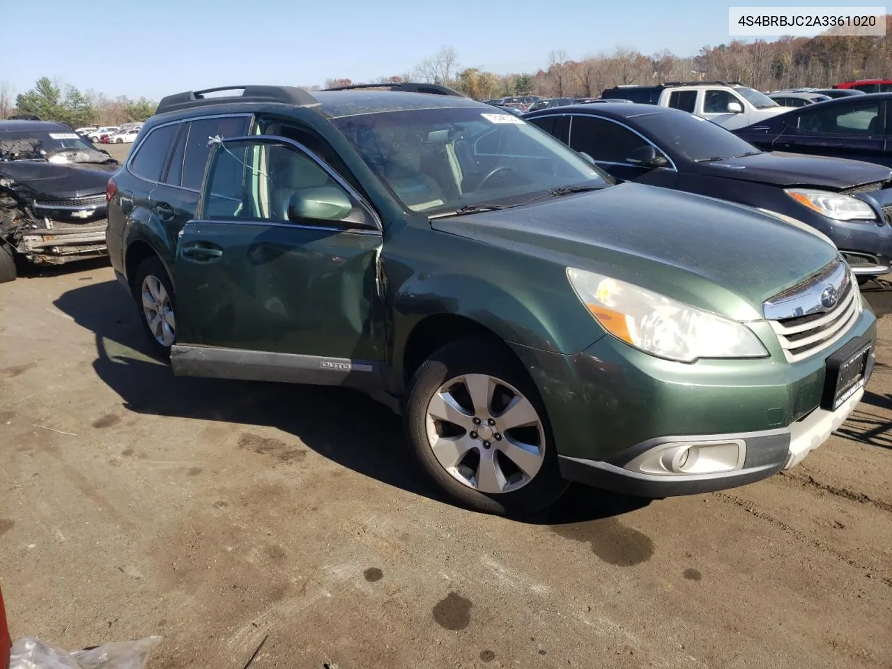 2010 Subaru Outback 2.5I Limited VIN: 4S4BRBJC2A3361020 Lot: 78445324