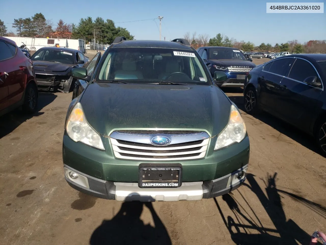 2010 Subaru Outback 2.5I Limited VIN: 4S4BRBJC2A3361020 Lot: 78445324