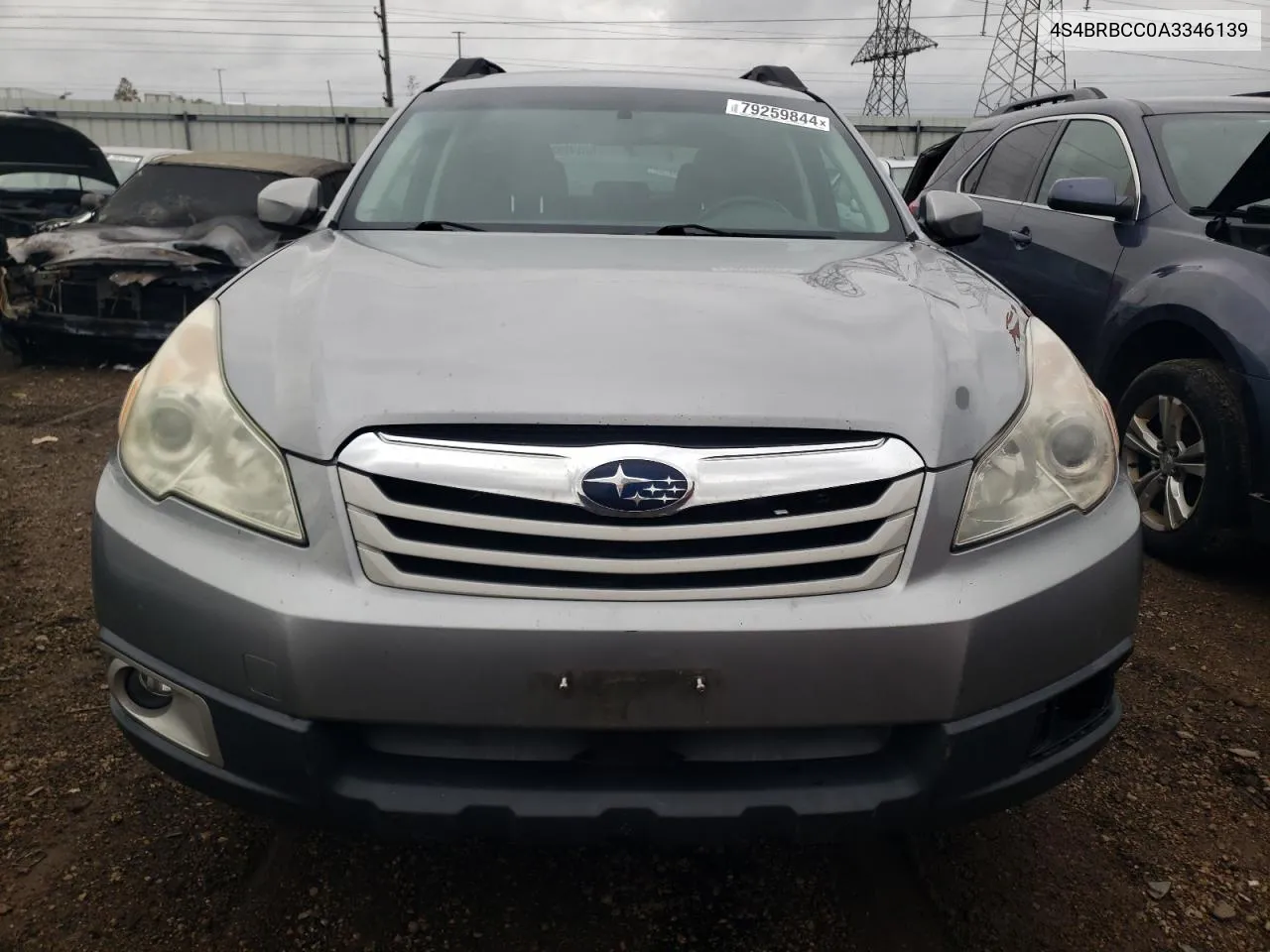 2010 Subaru Outback 2.5I Premium VIN: 4S4BRBCC0A3346139 Lot: 79259844