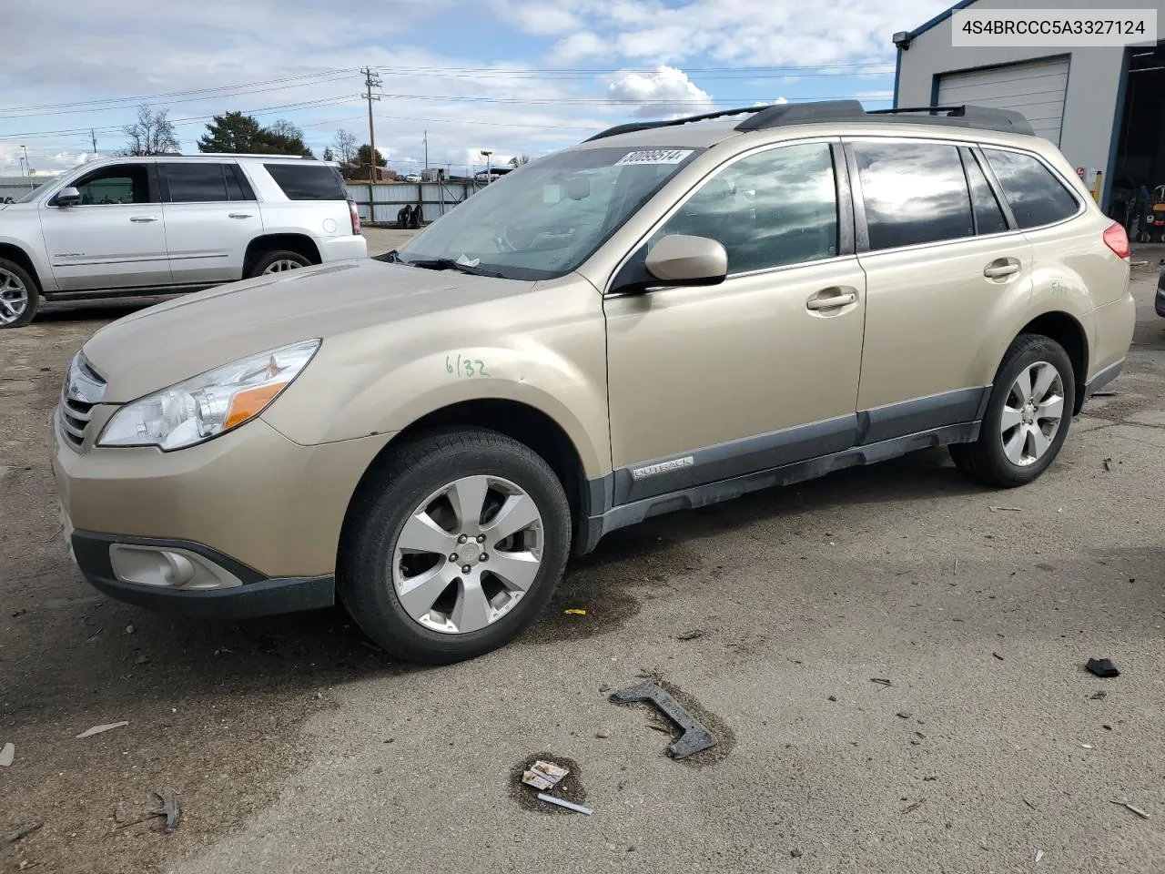 2010 Subaru Outback 2.5I Premium VIN: 4S4BRCCC5A3327124 Lot: 80099514