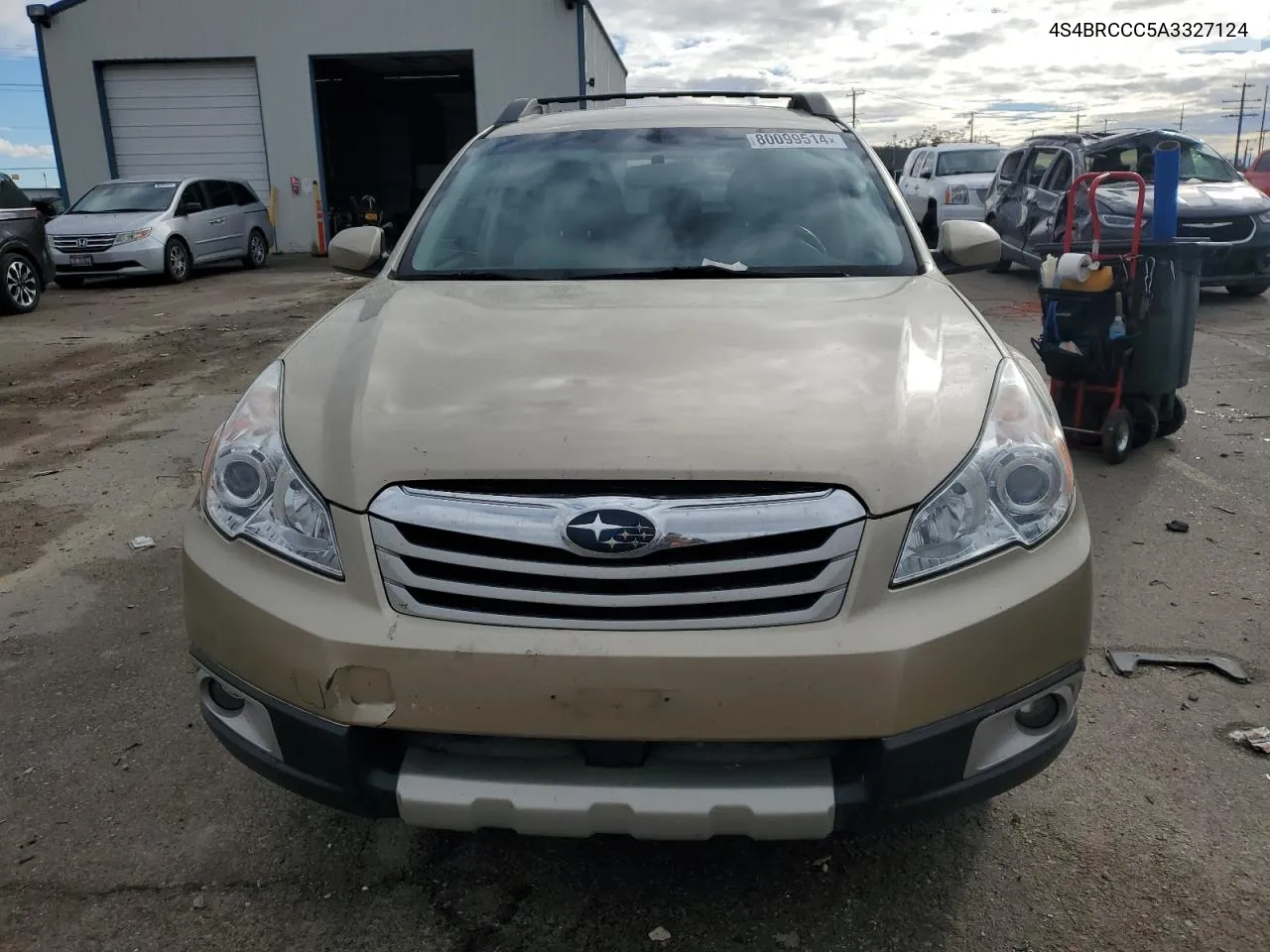 2010 Subaru Outback 2.5I Premium VIN: 4S4BRCCC5A3327124 Lot: 80099514