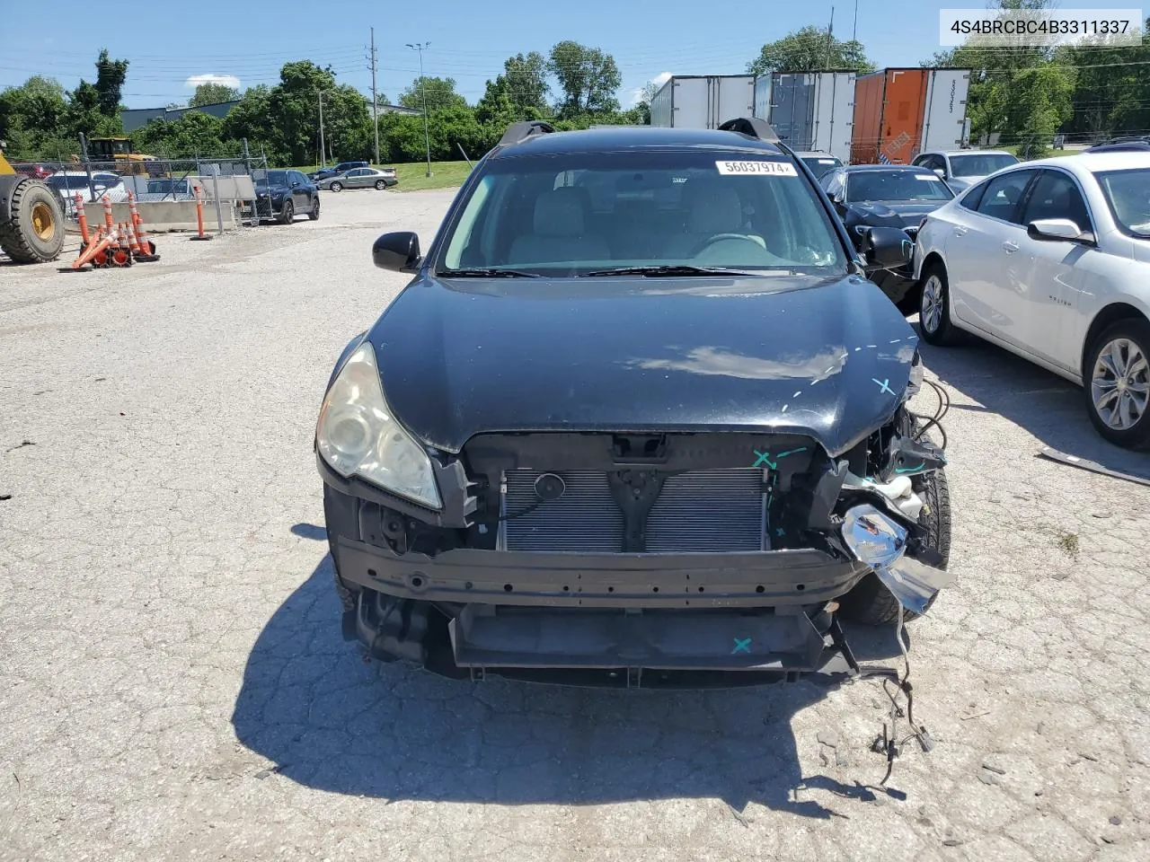 2011 Subaru Outback 2.5I Premium VIN: 4S4BRCBC4B3311337 Lot: 56037974