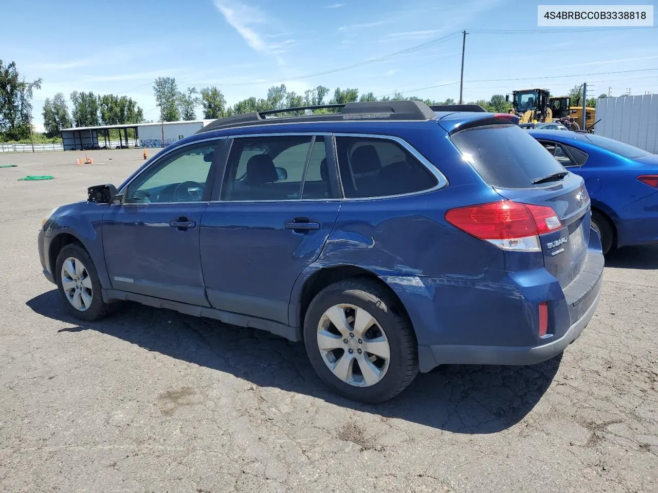 2011 Subaru Outback 2.5I Premium VIN: 4S4BRBCC0B3338818 Lot: 56527544