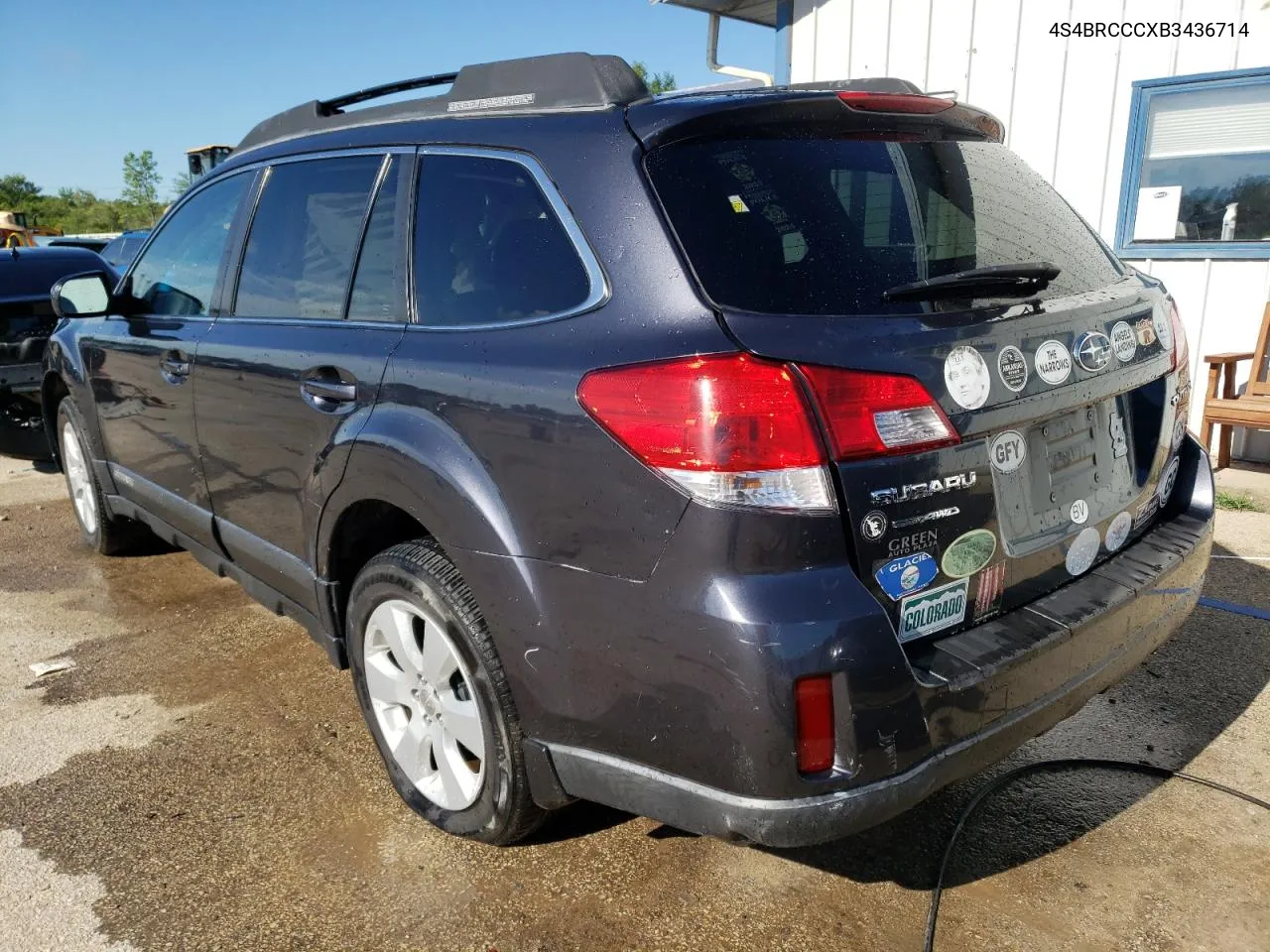 2011 Subaru Outback 2.5I Premium VIN: 4S4BRCCCXB3436714 Lot: 61521014