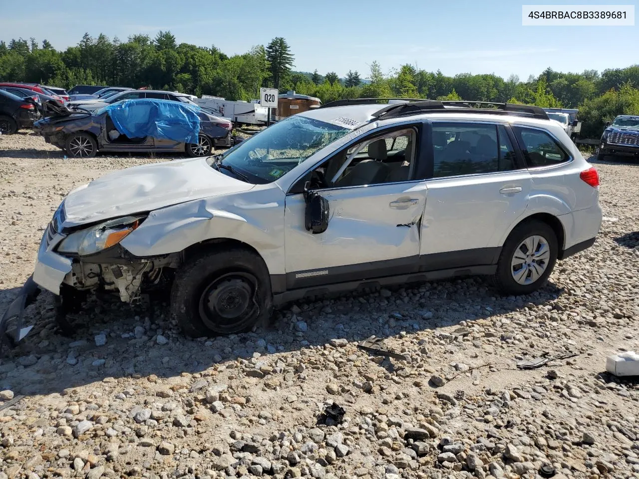 4S4BRBAC8B3389681 2011 Subaru Outback 2.5I