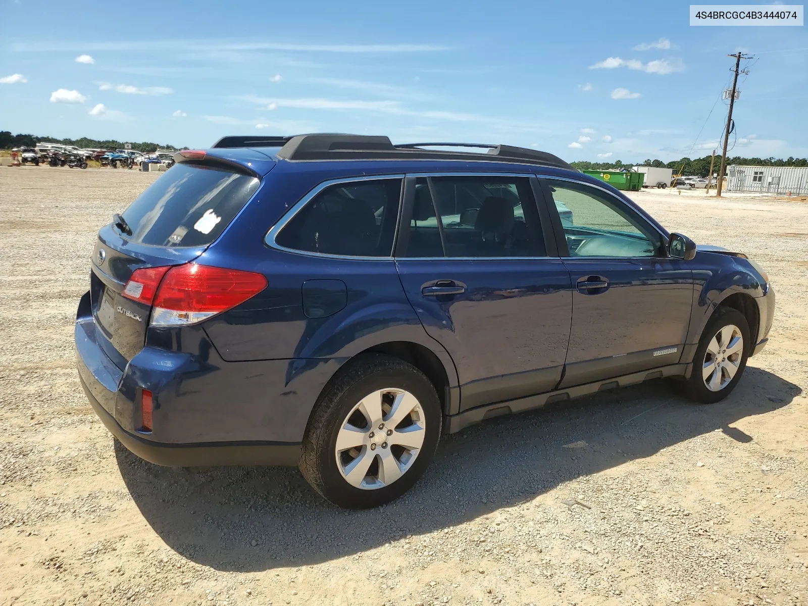 2011 Subaru Outback 2.5I Premium VIN: 4S4BRCGC4B3444074 Lot: 64679374