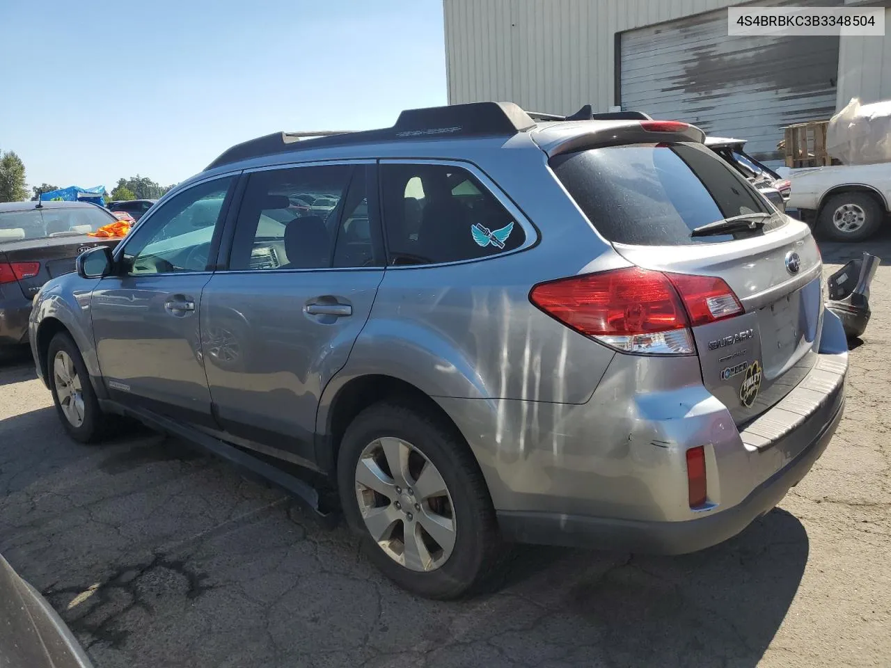 2011 Subaru Outback 2.5I Limited VIN: 4S4BRBKC3B3348504 Lot: 65188564