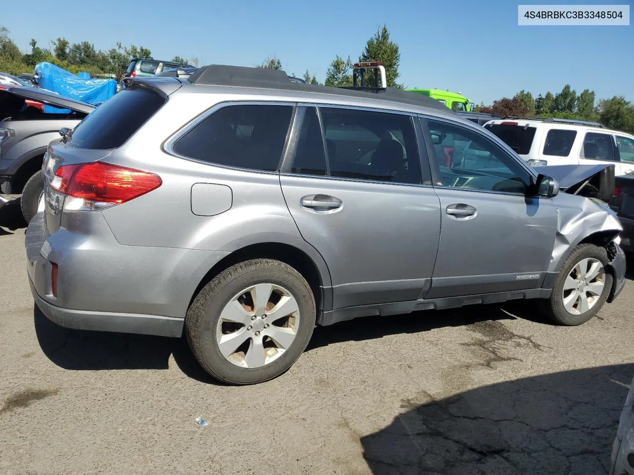 2011 Subaru Outback 2.5I Limited VIN: 4S4BRBKC3B3348504 Lot: 65188564