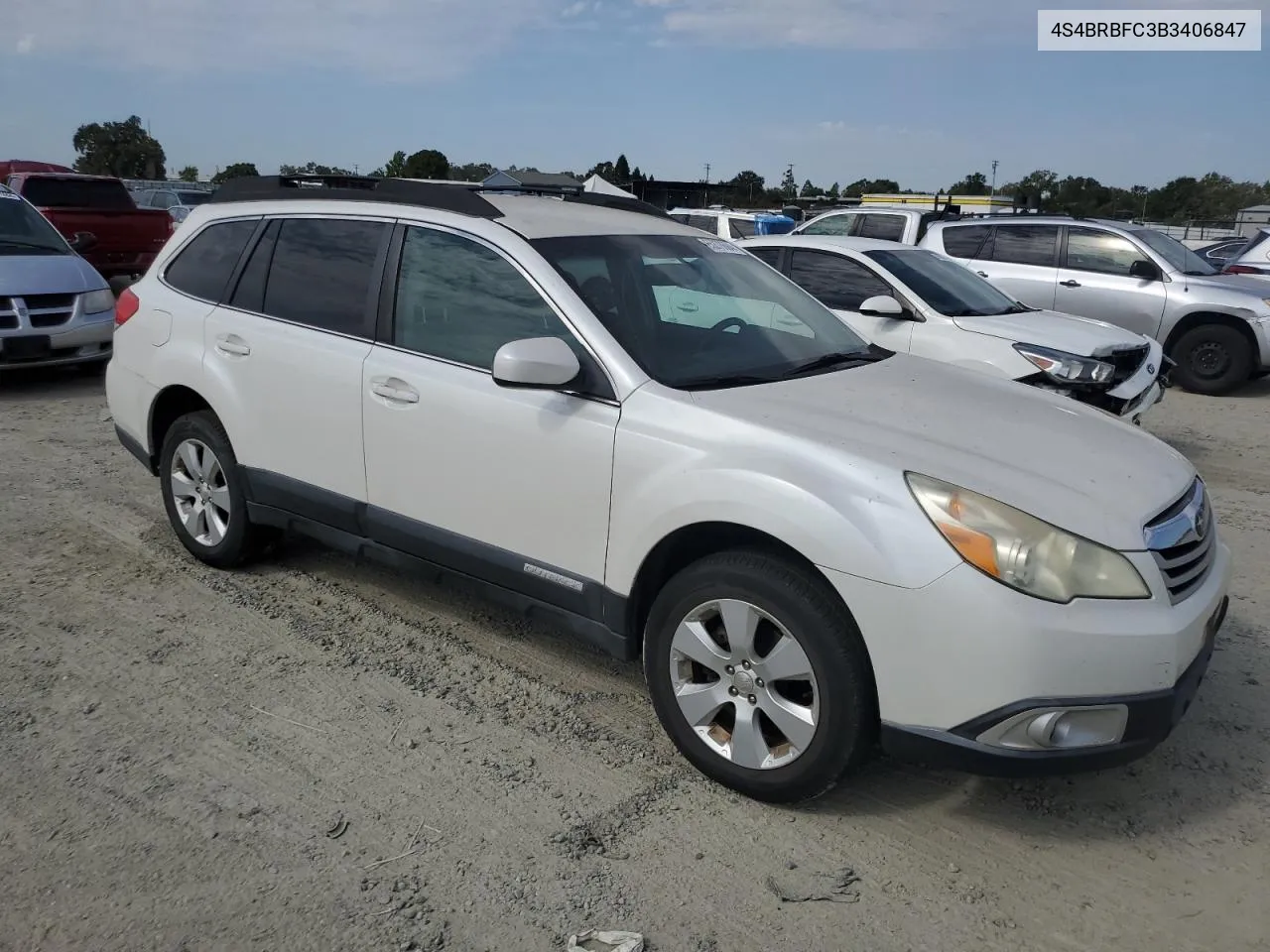 2011 Subaru Outback 2.5I Premium VIN: 4S4BRBFC3B3406847 Lot: 65278684