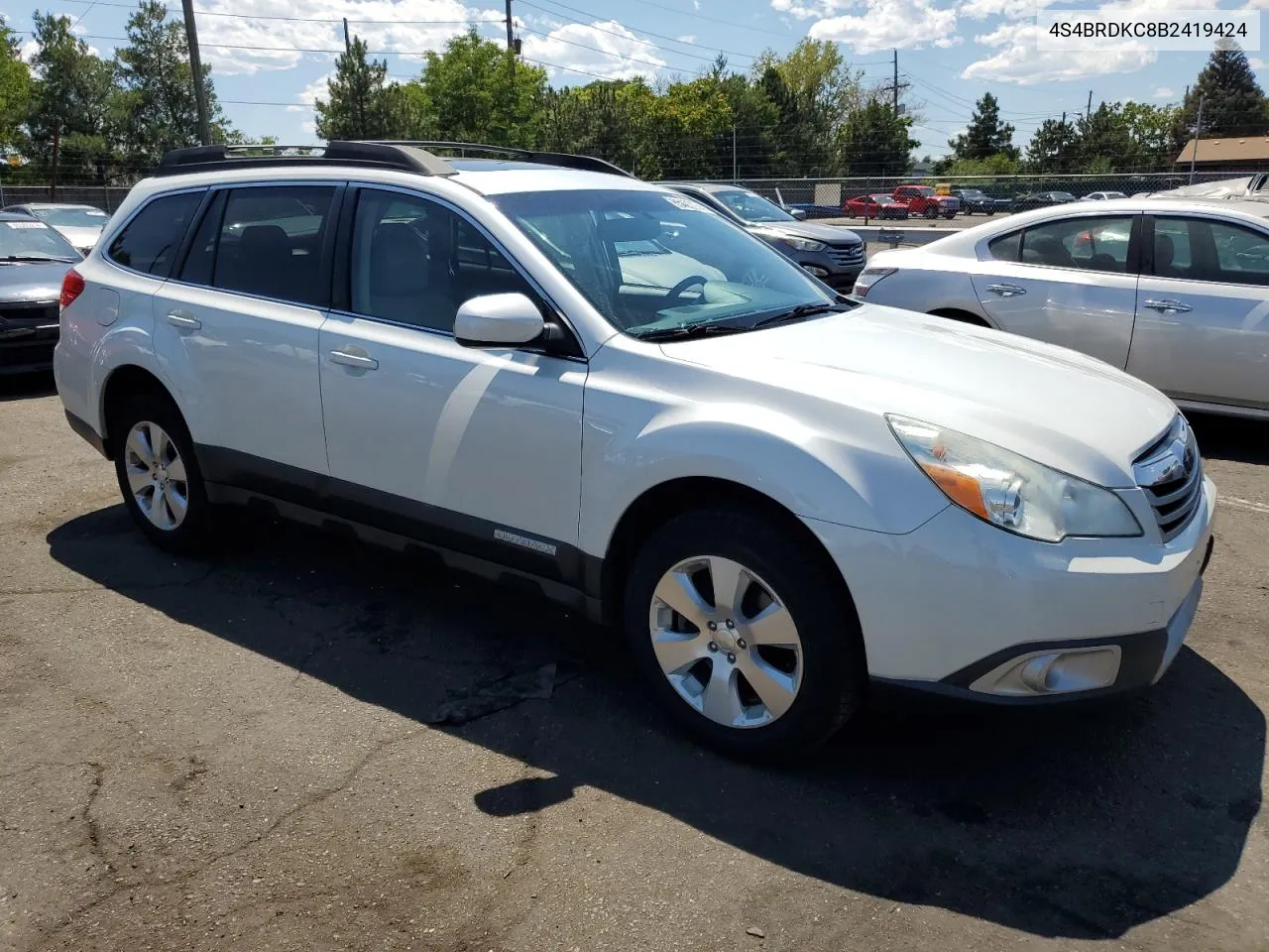 2011 Subaru Outback 3.6R Limited VIN: 4S4BRDKC8B2419424 Lot: 65405274