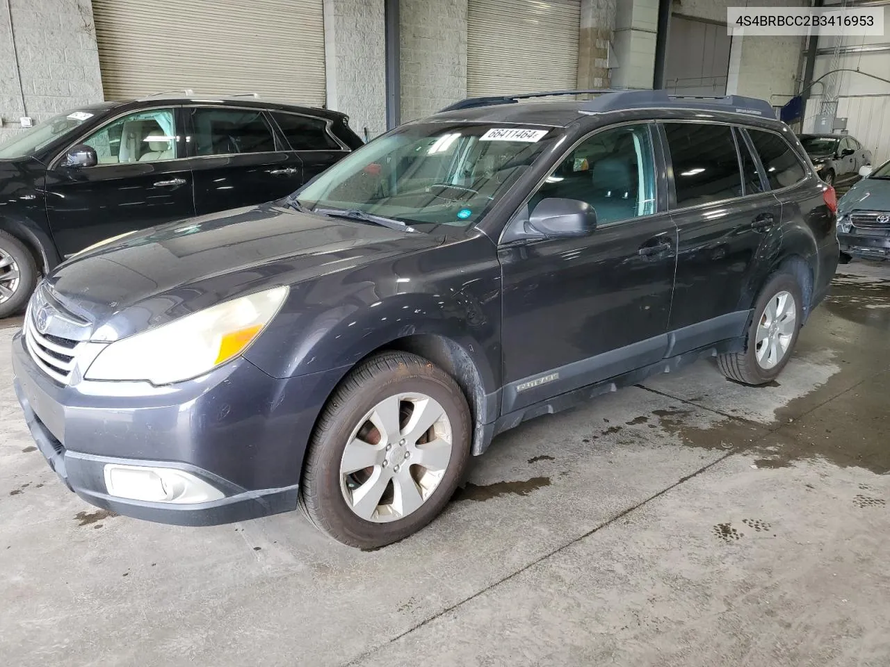 2011 Subaru Outback 2.5I Premium VIN: 4S4BRBCC2B3416953 Lot: 66411464