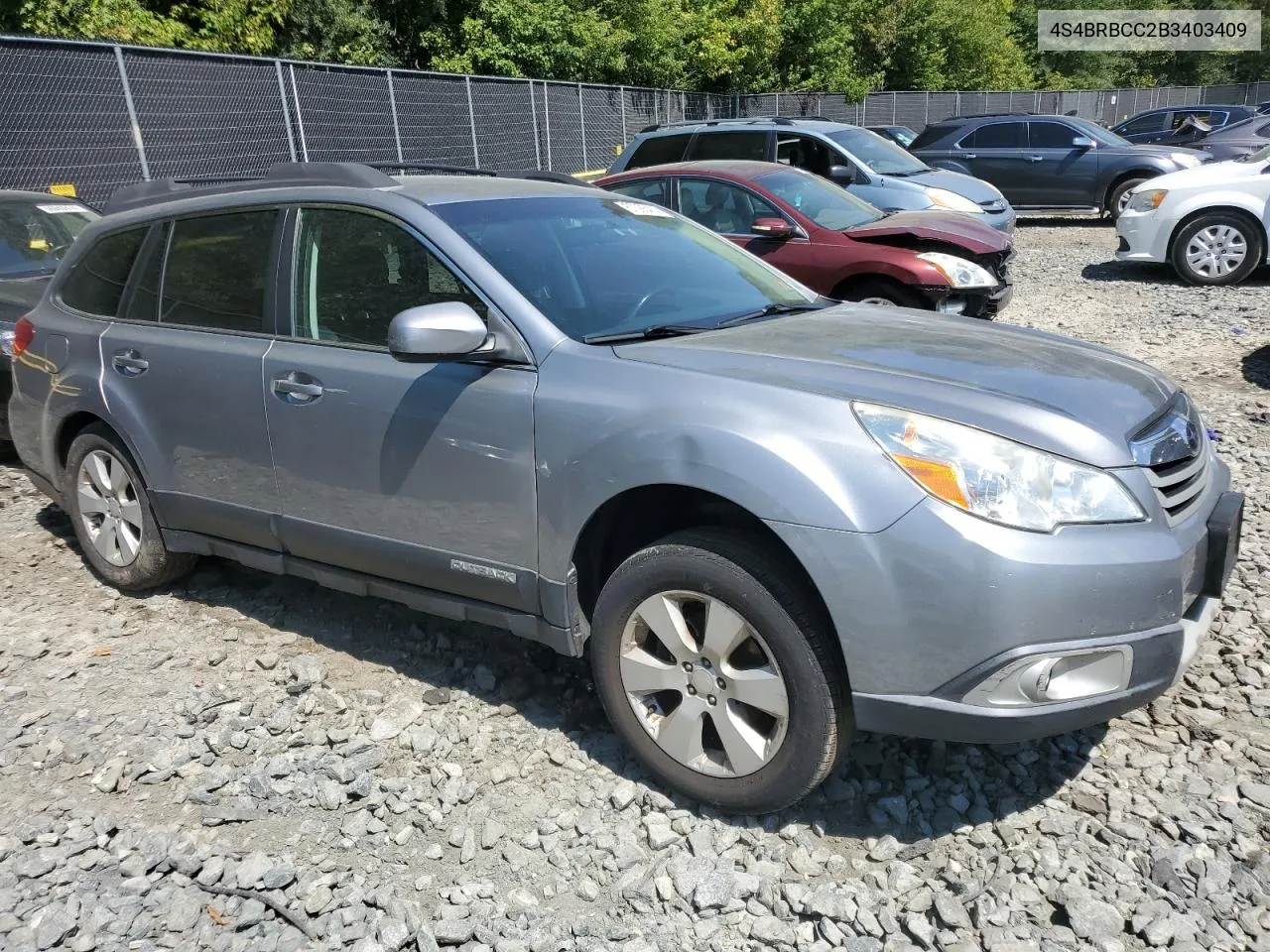 2011 Subaru Outback 2.5I Premium VIN: 4S4BRBCC2B3403409 Lot: 67365414