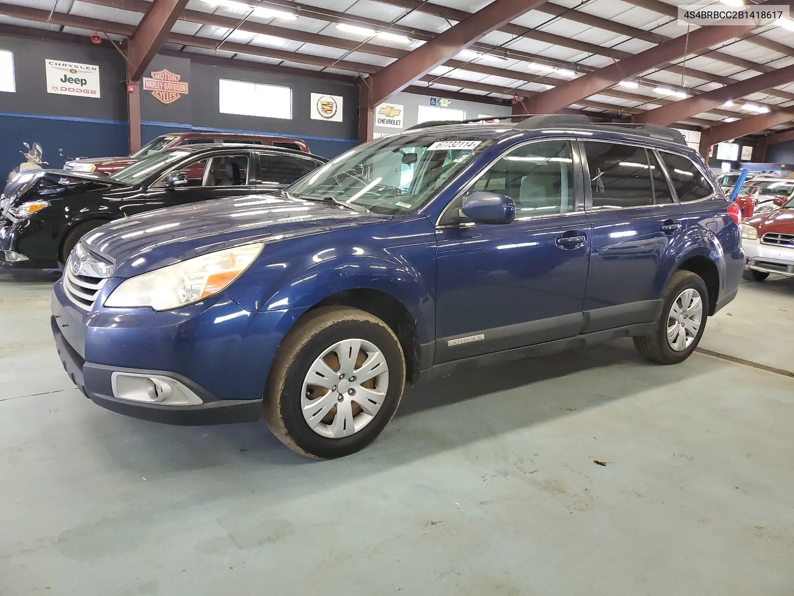 2011 Subaru Outback 2.5I Premium VIN: 4S4BRBCC2B1418617 Lot: 67732114