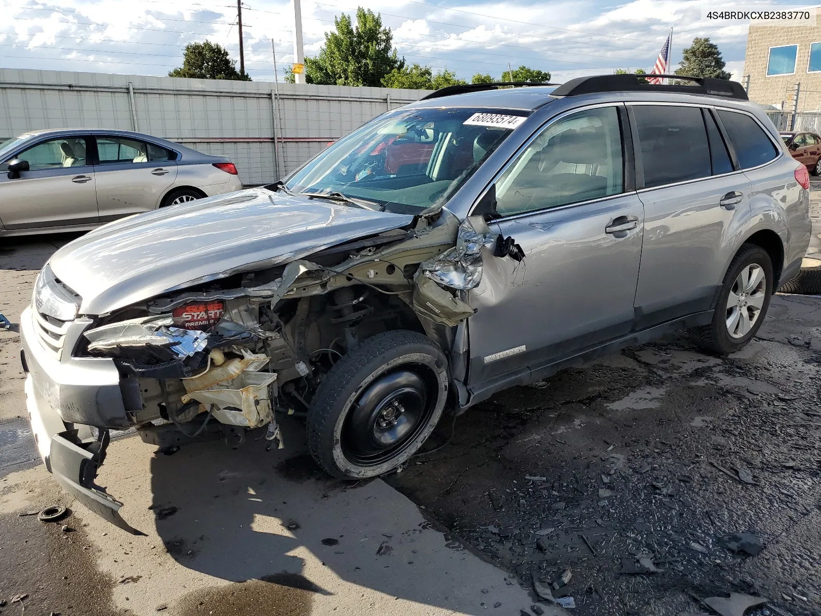 2011 Subaru Outback 3.6R Limited VIN: 4S4BRDKCXB2383770 Lot: 68093574