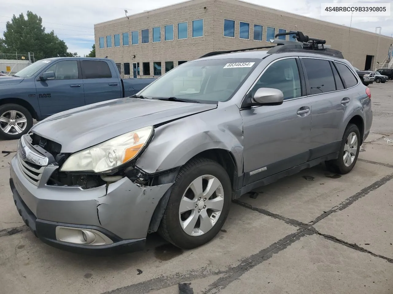 2011 Subaru Outback 2.5I Premium VIN: 4S4BRBCC9B3390805 Lot: 68346354