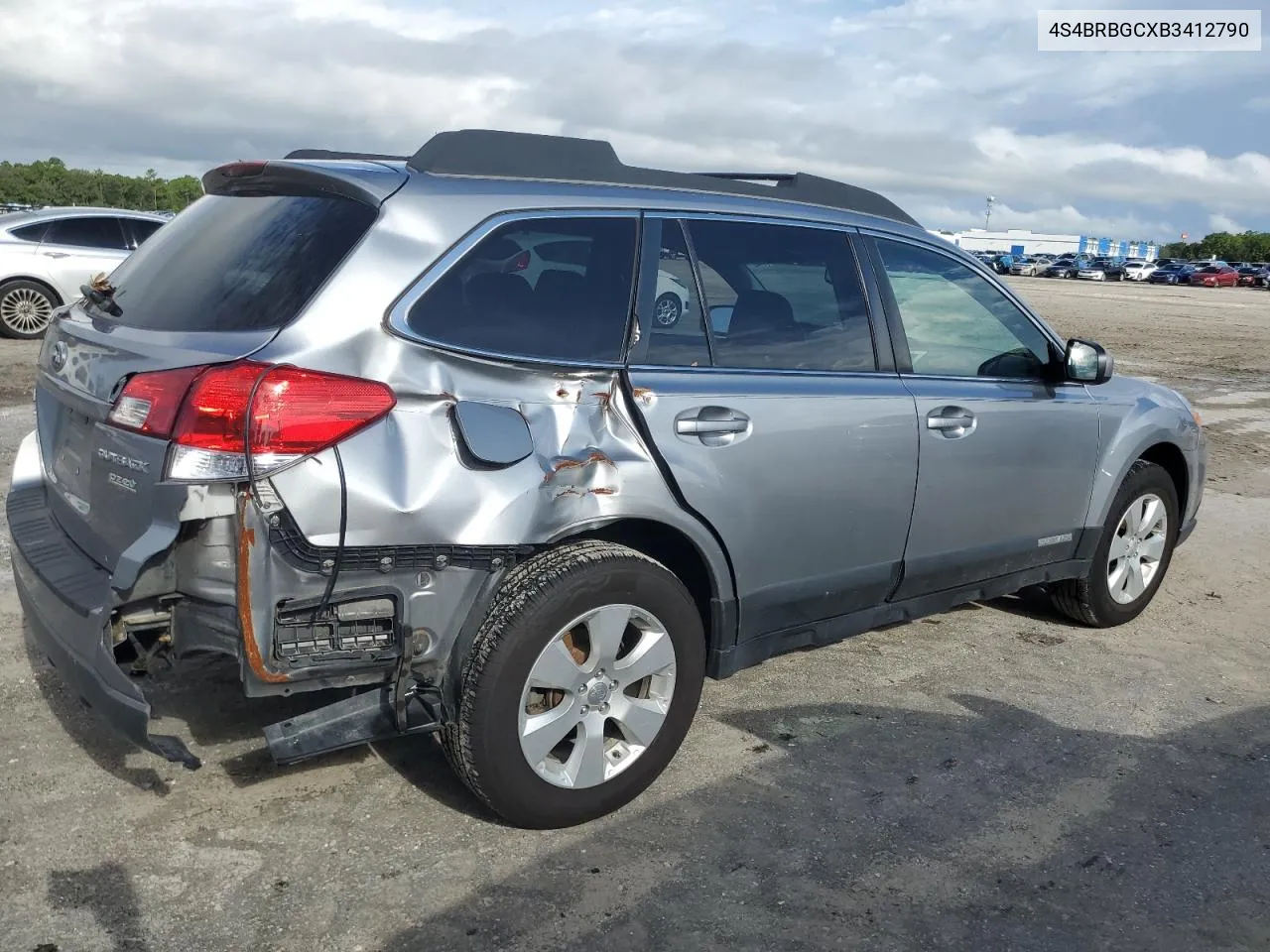 2011 Subaru Outback 2.5I Premium VIN: 4S4BRBGCXB3412790 Lot: 68672244