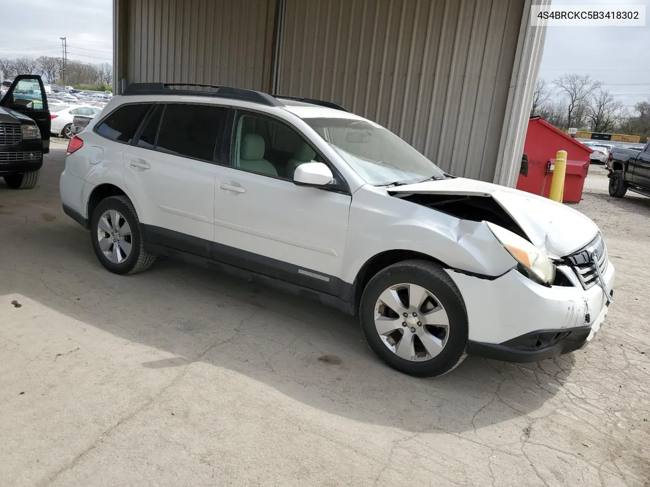 2011 Subaru Outback 2.5I Limited VIN: 4S4BRCKC5B3418302 Lot: 68789054