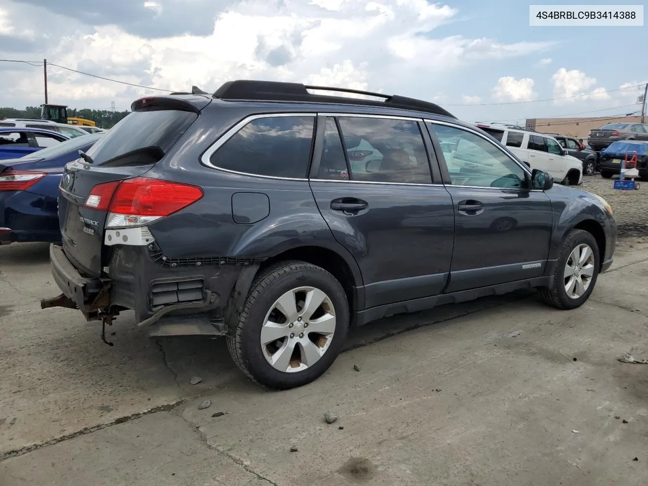 4S4BRBLC9B3414388 2011 Subaru Outback 2.5I Limited