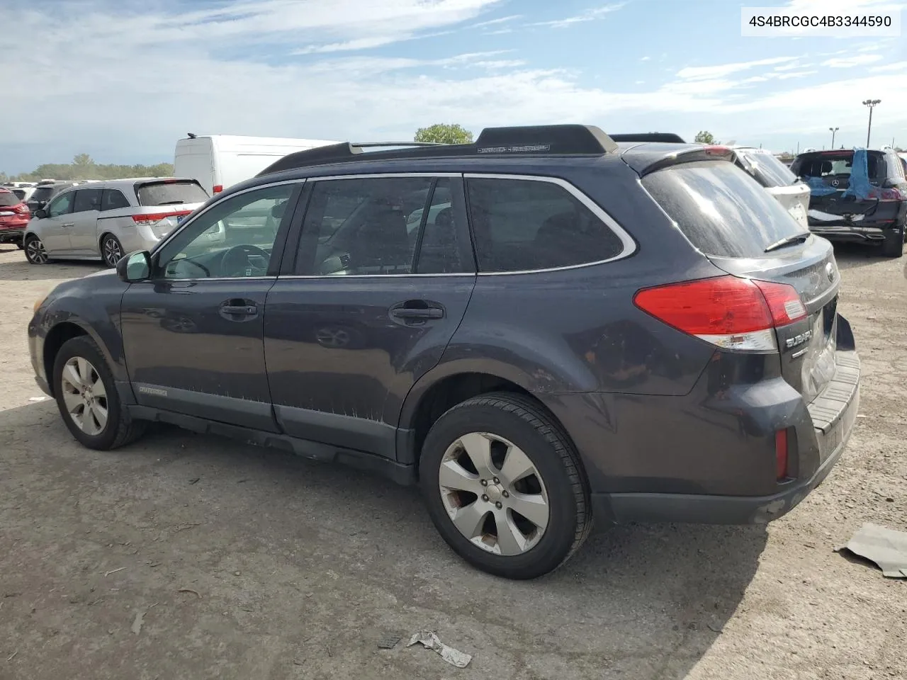 4S4BRCGC4B3344590 2011 Subaru Outback 2.5I Premium