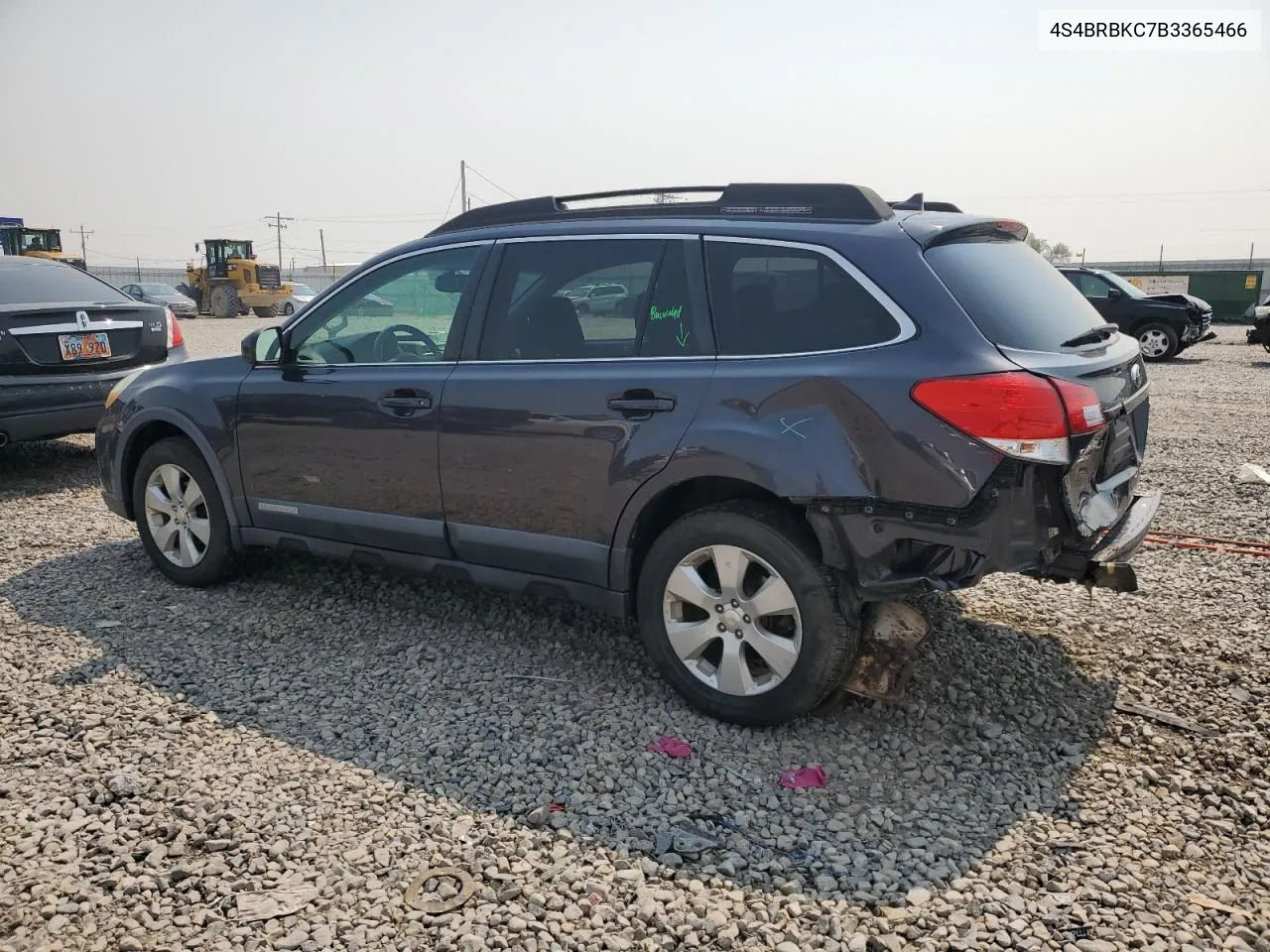 2011 Subaru Outback 2.5I Limited VIN: 4S4BRBKC7B3365466 Lot: 69853454