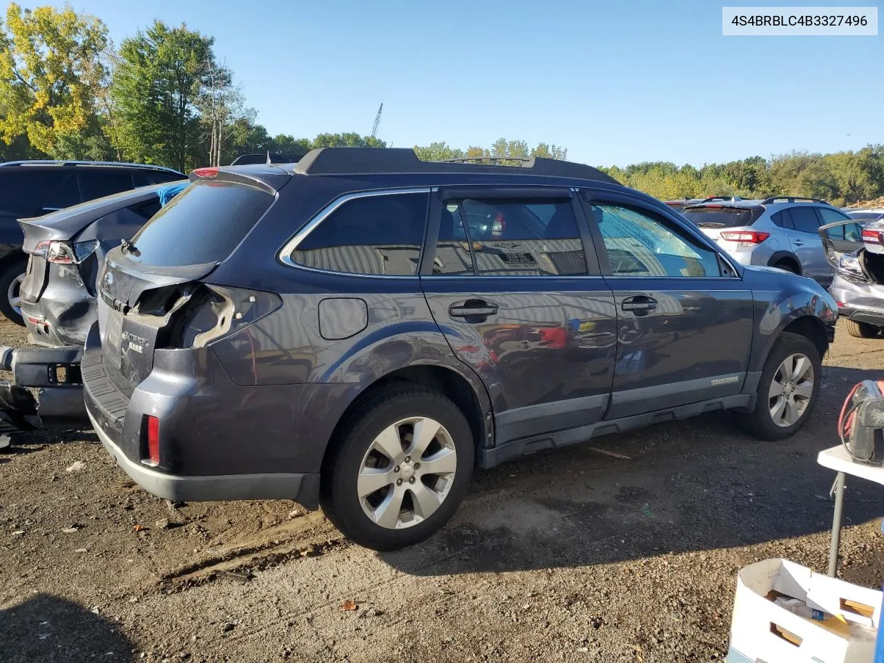 4S4BRBLC4B3327496 2011 Subaru Outback 2.5I Limited