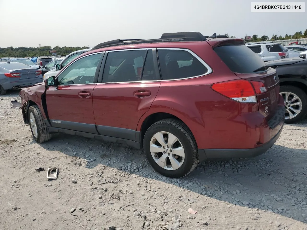 2011 Subaru Outback 2.5I Limited VIN: 4S4BRBKC7B3431448 Lot: 70824074