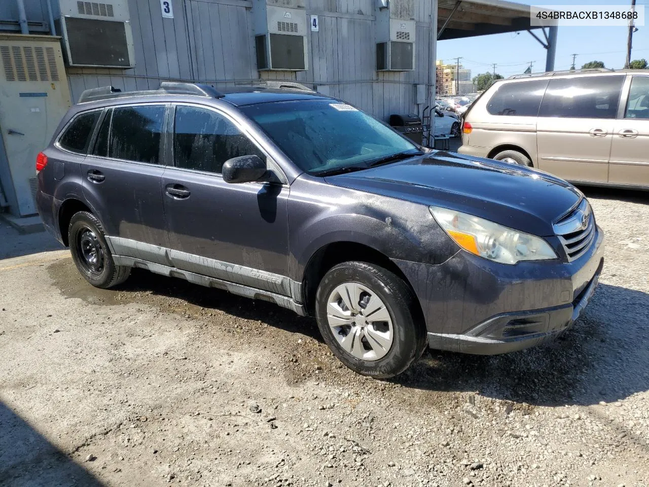 2011 Subaru Outback 2.5I VIN: 4S4BRBACXB1348688 Lot: 70863534