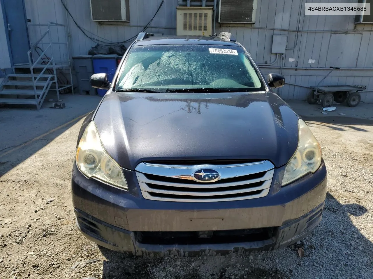 2011 Subaru Outback 2.5I VIN: 4S4BRBACXB1348688 Lot: 70863534