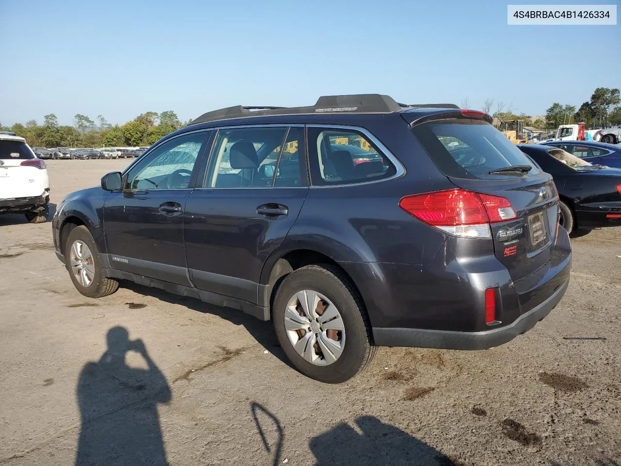 2011 Subaru Outback 2.5I VIN: 4S4BRBAC4B1426334 Lot: 71354434