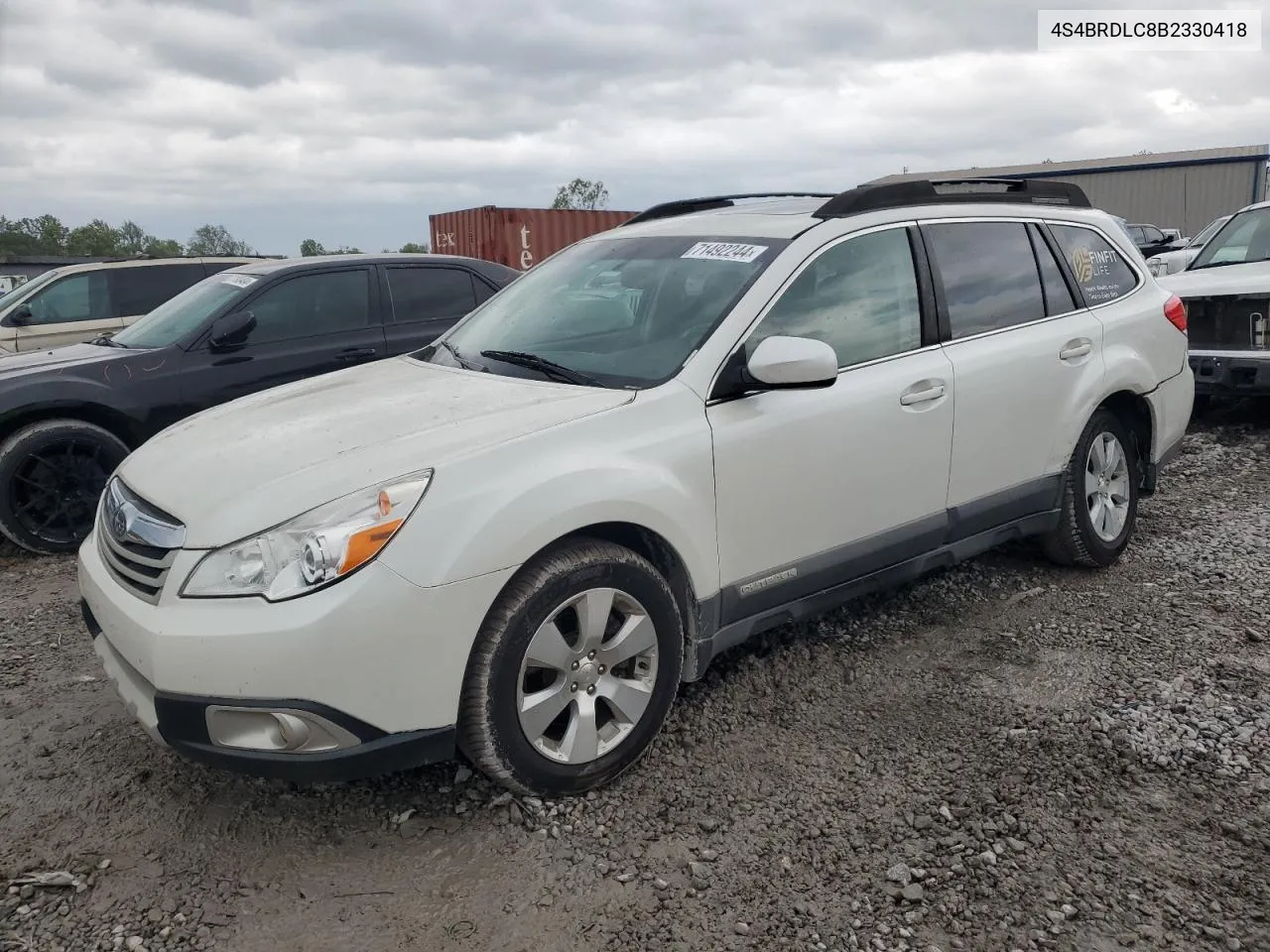 2011 Subaru Outback 3.6R Limited VIN: 4S4BRDLC8B2330418 Lot: 71492244