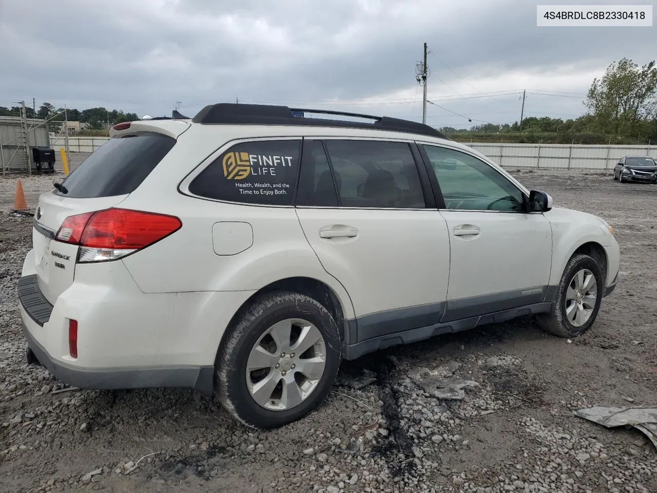 2011 Subaru Outback 3.6R Limited VIN: 4S4BRDLC8B2330418 Lot: 71492244