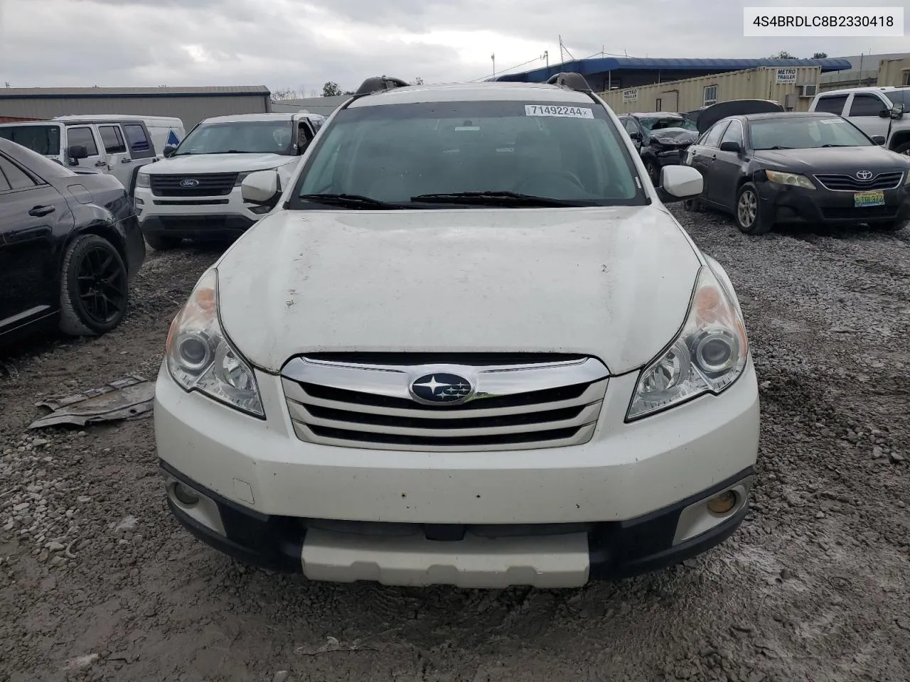 2011 Subaru Outback 3.6R Limited VIN: 4S4BRDLC8B2330418 Lot: 71492244